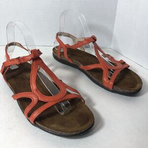 Naot‎ Sandals Womens Size US 11.5 EU 42 Dorith Orange Strappy Teardrop READ F3